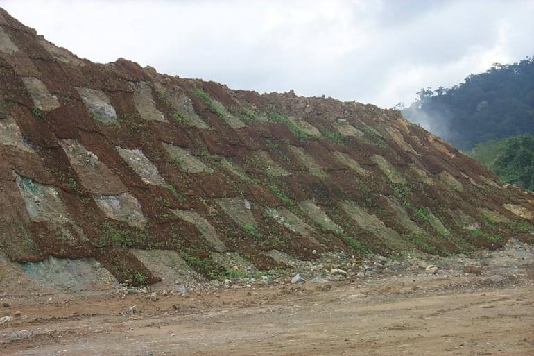 cocomesh alami sebagai pengendali longsor