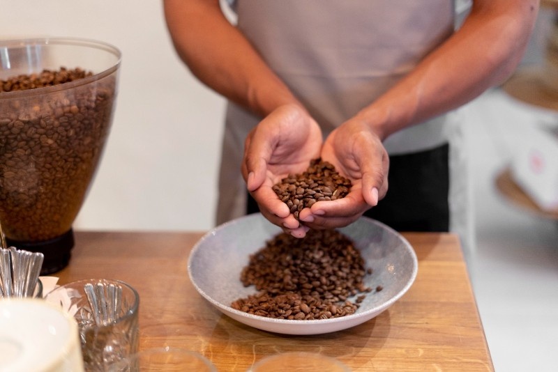 hasil cucian biji kopi jernih alami