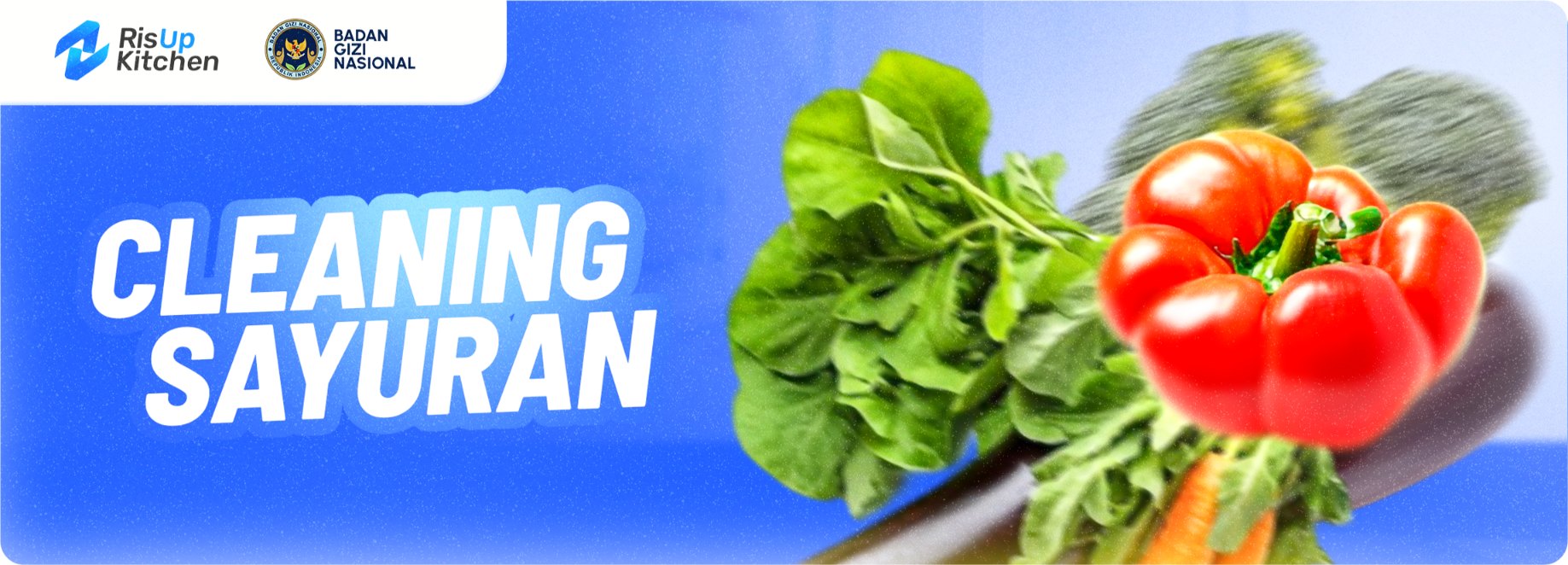 cuci sayur air garam