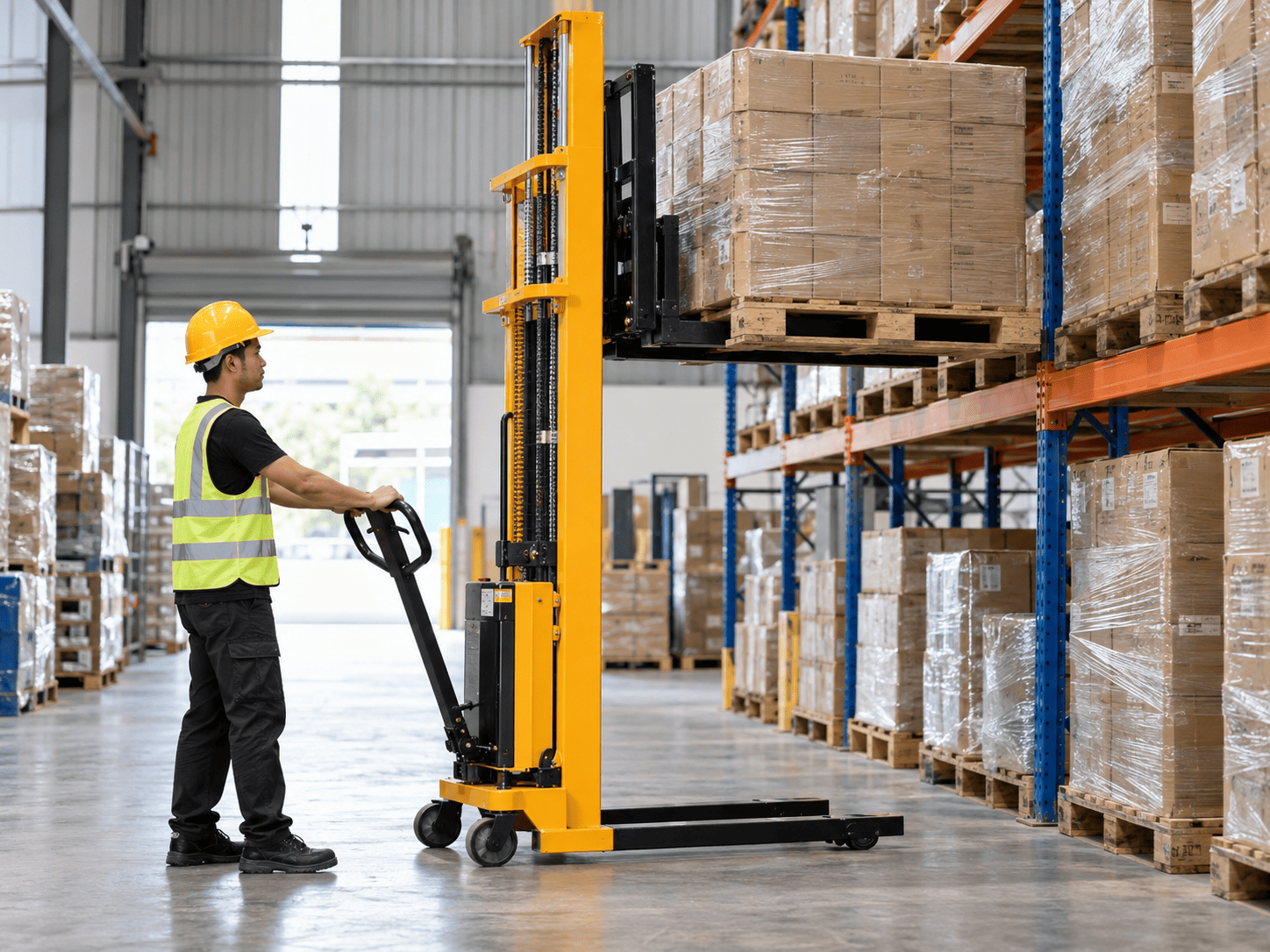 tips memilih hand stacker untuk gudang