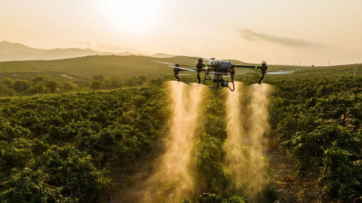 drone semprot pupuk